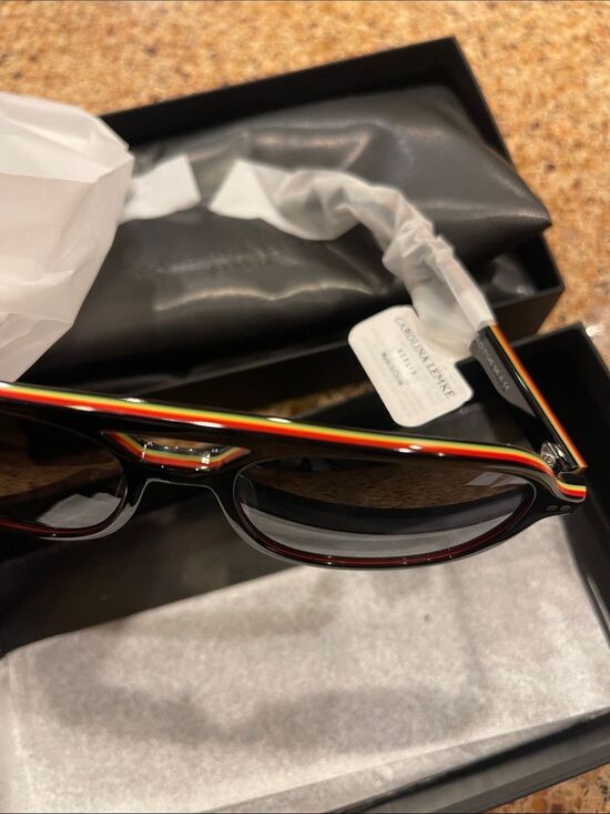 Classic Black Sunglasses with Subtle Brown Trim - Women (CL9003-2) main image 4